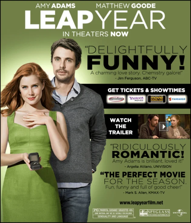 Leap Year - 5 Must See Romantic Movies Set In Ireland
