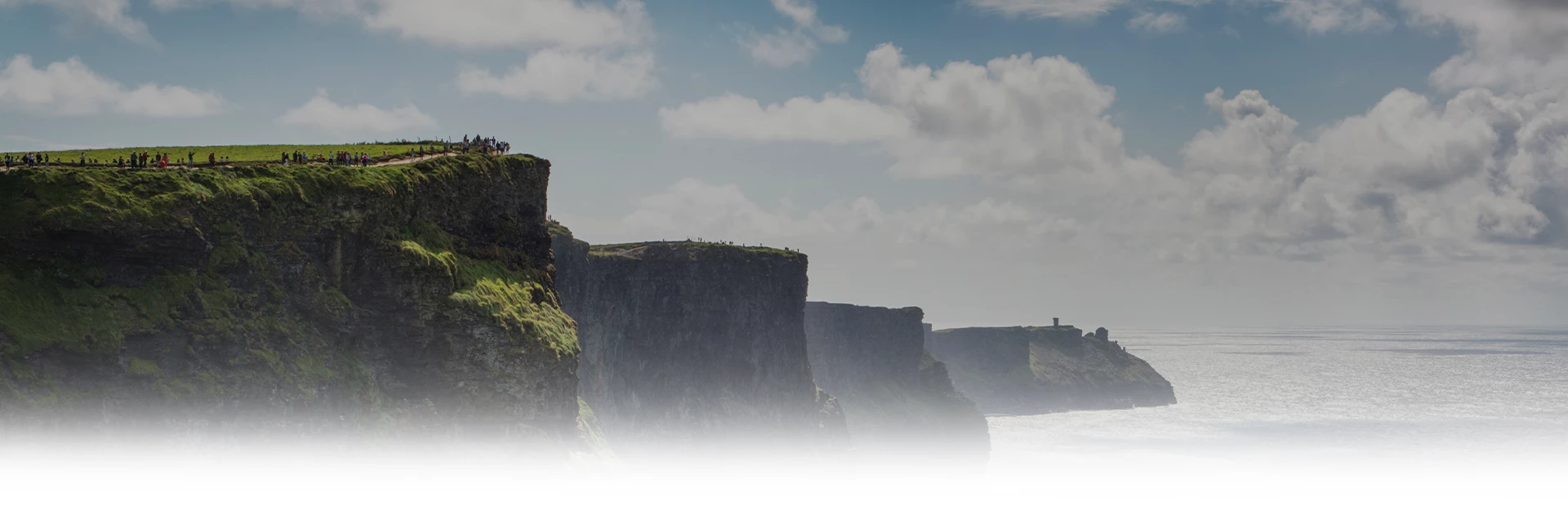 Cliffs of Moher Tourism Ireland Chris Hill title banner