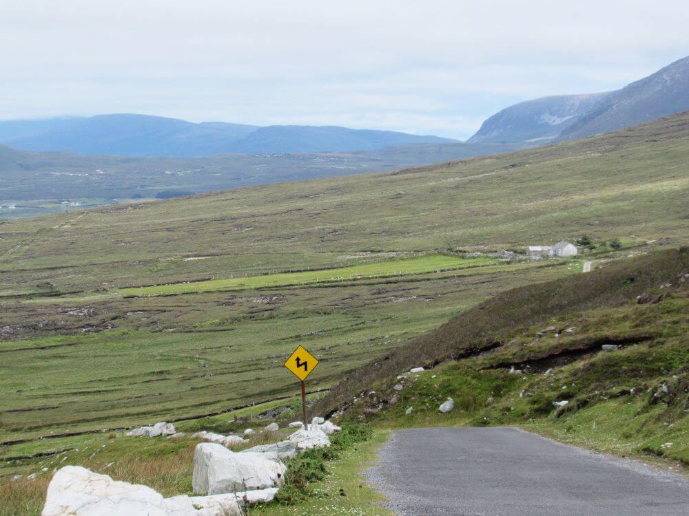 Narrow road on Achill Island_Mayo