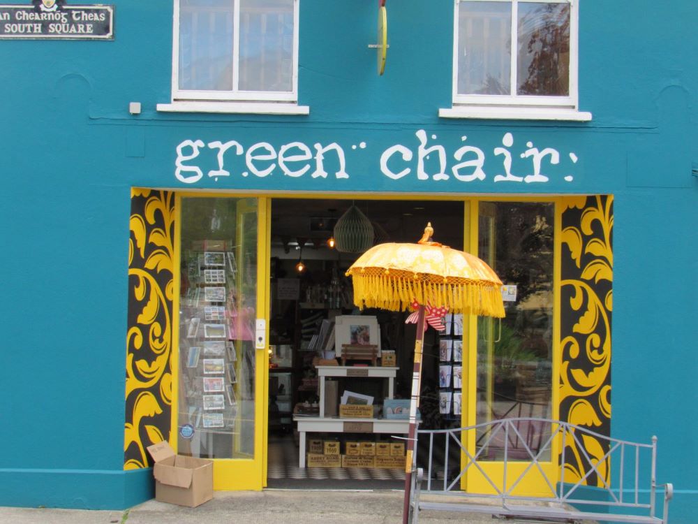 Sneem Shops_Green Chair